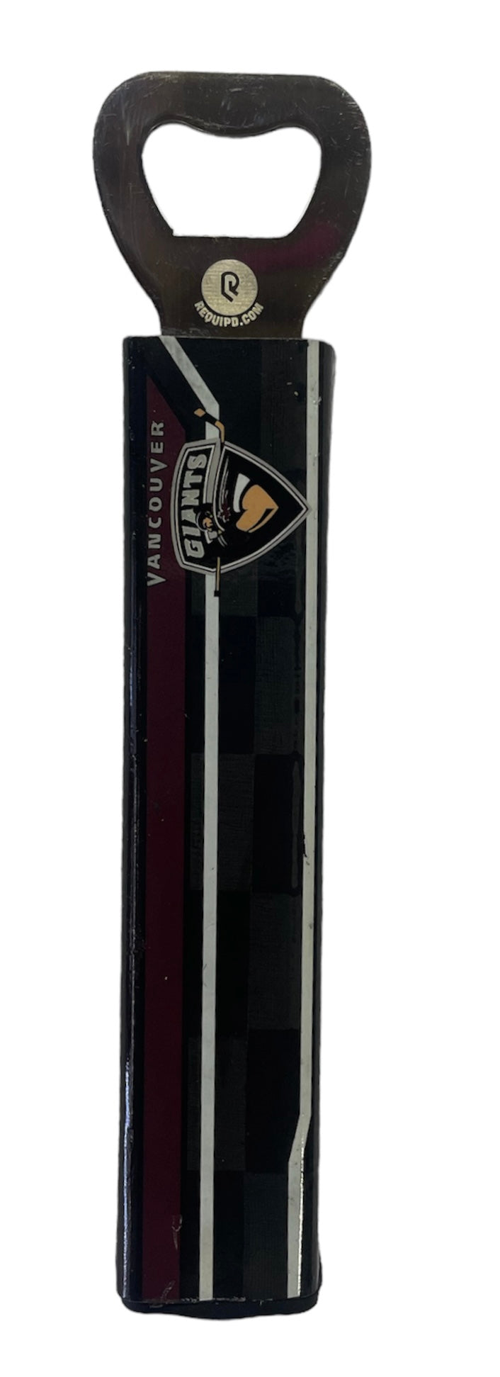 Vancouver Giants Game Used Stick; Bottle Opener