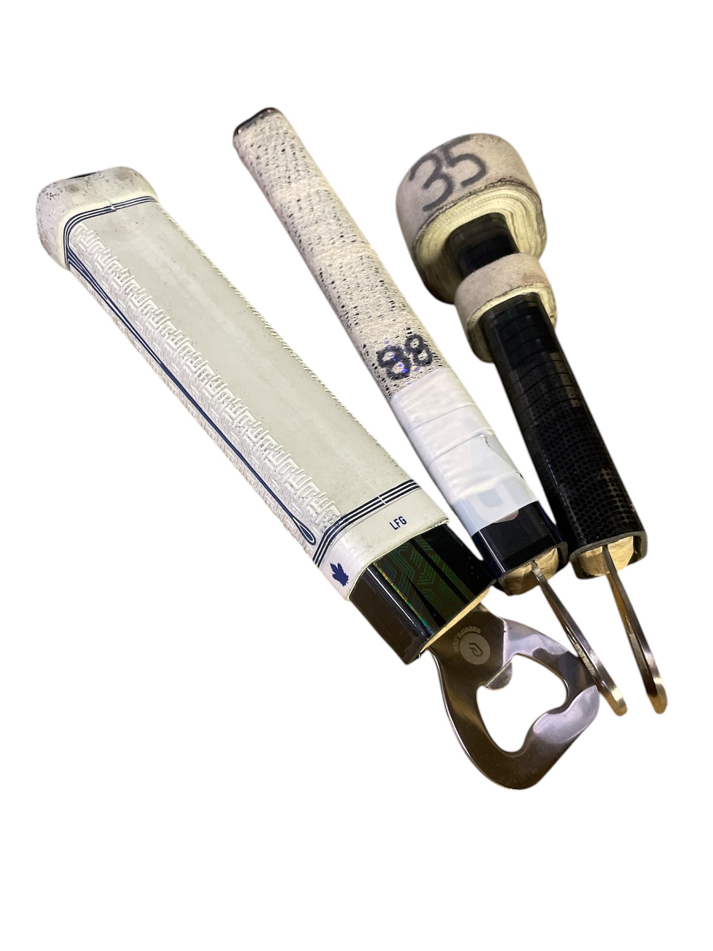 NHL Game Used Stick Bottle Opener